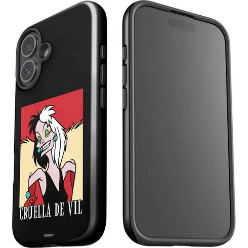 Disney Villains Cruella de Vil iPhone 16 Plus Impact Case